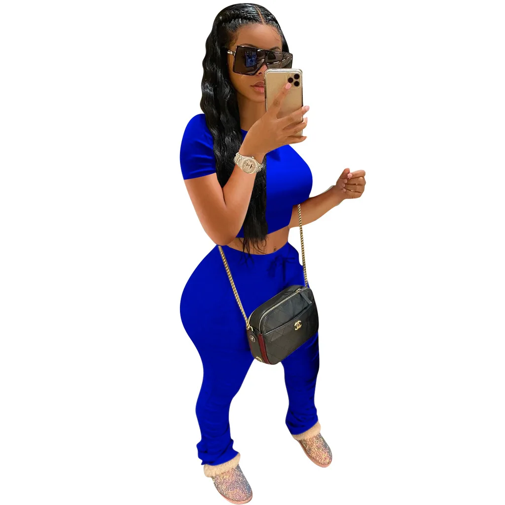 Sexy Women 2 Piece Set Fashion Crop Tops and Shorts Bodycon Outfit Short Sport Summer Set Clubwear Ladies Tracksuits Set 2020 
Sexy Women 2 Piece Set Fashion Crop Tops and Shorts Bodycon Outfit Short Sport Summer Set Clubwear Ladies Tracksuits Set 2020