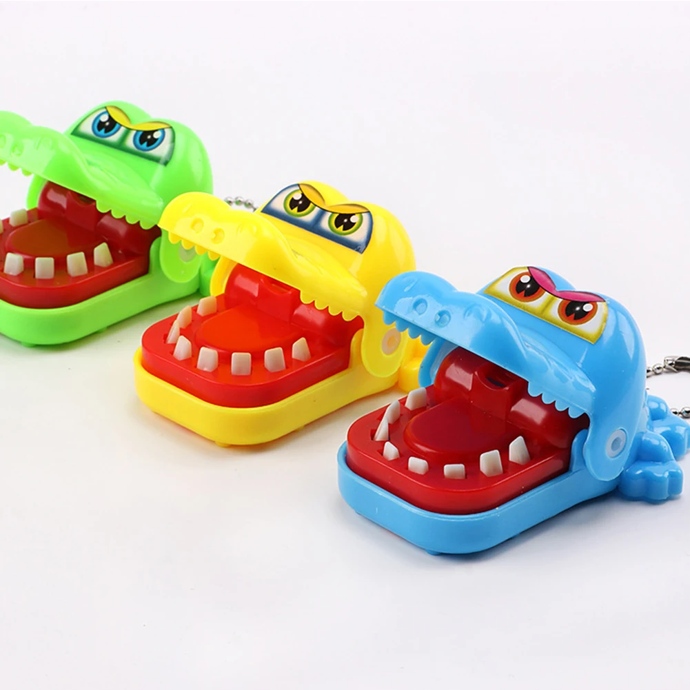 Toys Kids Small Size Crocodile Mouth Gifts Playing Handhold Portable Funny Gags Teeth Jokes Bite Finger Dentist Game Mini
Toys Kids Small Size Crocodile Mouth Gifts Playing Handhold Portable Funny Gags Teeth Jokes Bite Finger Dentist Game Mini