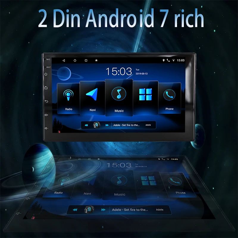 2 din 7 rich Android car radio AUTORADIO Wifi FM USB Multimedia Audio Video stereo player Universal GPS Navigation
2 din 7 rich Android car radio AUTORADIO Wifi FM USB Multimedia Audio Video stereo player Universal GPS Navigation