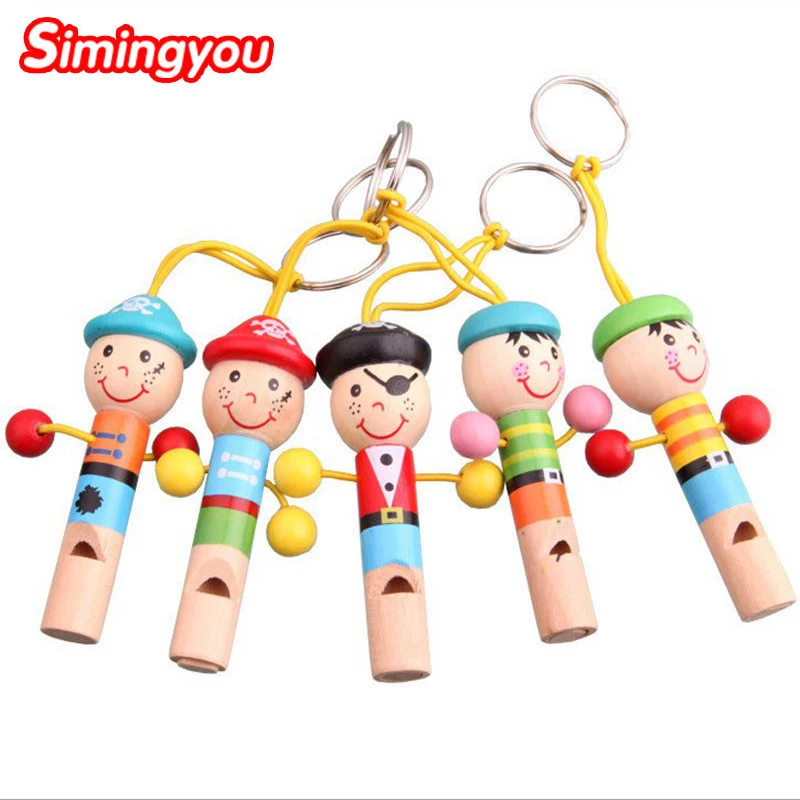 Simingyou Baby Kids Wooden Toys Whistle Colorful Mini Pirates Keychain Lovely Instrument Toys D10 Drop Shipping(Random) 
Simingyou Baby Kids Wooden Toys Whistle Colorful Mini Pirates Keychain Lovely Instrument Toys D10 Drop Shipping(Random)