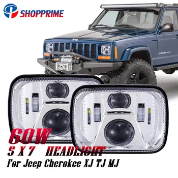 7x6 5x7" 60W LED Projector Sealed Beam Headlight For Jeep Cherokee XJ Truck 4X4 Offroad
7x6 5x7" 60W LED Projector Sealed Beam Headlight For Jeep Cherokee XJ Truck 4X4 Offroad