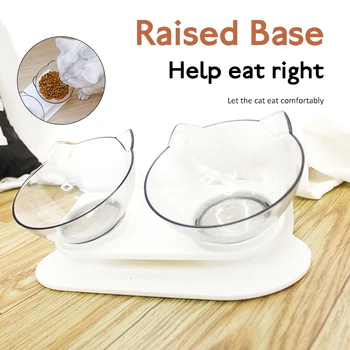 Pet Cat Elevated Bowls Durable Double Bowls Raised Stand Cat Feeding & Watering Supplies Dog Feeder Gamelle Chat Kitchen Home
Pet Cat Elevated Bowls Durable Double Bowls Raised Stand Cat Feeding & Watering Supplies Dog Feeder Gamelle Chat Kitchen Home