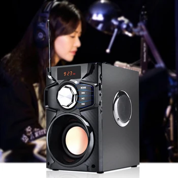 TF Card LCD Screen For Phone Tablet Desktop With Antenna FM Radio Bluetooth Speaker Remote Control Bass Stereo Portable Wireless
TF Card LCD Screen For Phone Tablet Desktop With Antenna FM Radio Bluetooth Speaker Remote Control Bass Stereo Portable Wireless