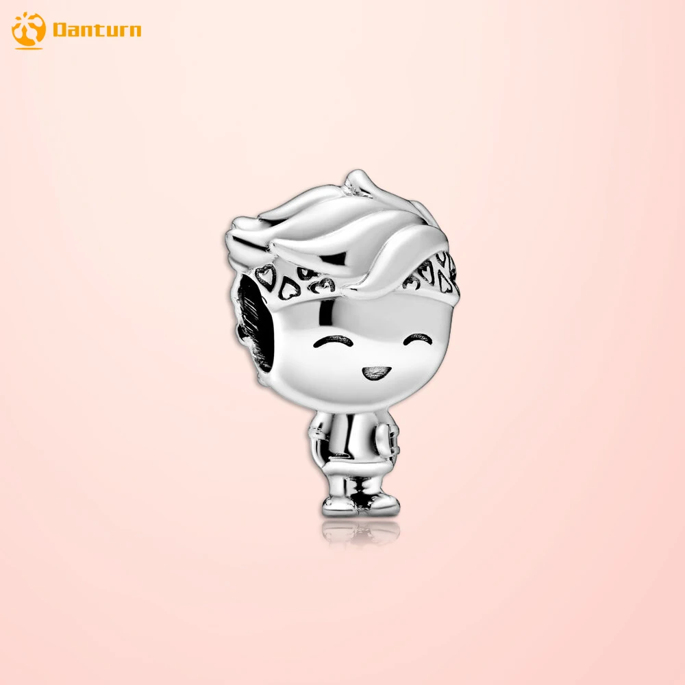 Danturn Spring 925 Sterling Silver Beads Boy Teenager Charms fit Original European Bracelets for Women Jewelry Making Gift 
Danturn Spring 925 Sterling Silver Beads Boy Teenager Charms fit Original European Bracelets for Women Jewelry Making Gift