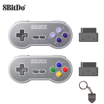 8BitDo SN30 2.4G Wireless Controller Gamepad with 2.4G Wireless Dongle for Original SNES/S FC (SN Edition) - Super NES
8BitDo SN30 2.4G Wireless Controller Gamepad with 2.4G Wireless Dongle for Original SNES/S FC (SN Edition) - Super NES