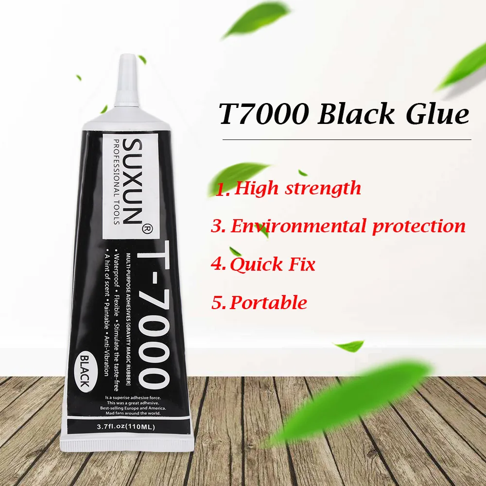 Generic 152550110ml T7000 Glue Black Epoxy Resin Sealant Strength