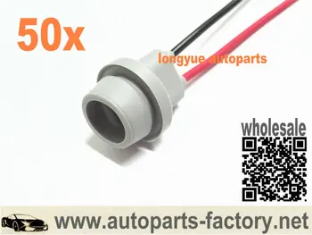 longyue 50pcs rubber wedge base replacement light sockets Halogen LED lamp pigtail for T10
longyue 50pcs rubber wedge base replacement light sockets Halogen LED lamp pigtail for T10