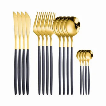 Cutlery Set 18/10 Stainless Steel Dinnerware Set Dinner Knife Fork Set Spoon Teaspoon Silverware Tableware Kitchen Flatware
Cutlery Set 18/10 Stainless Steel Dinnerware Set Dinner Knife Fork Set Spoon Teaspoon Silverware Tableware Kitchen Flatware
