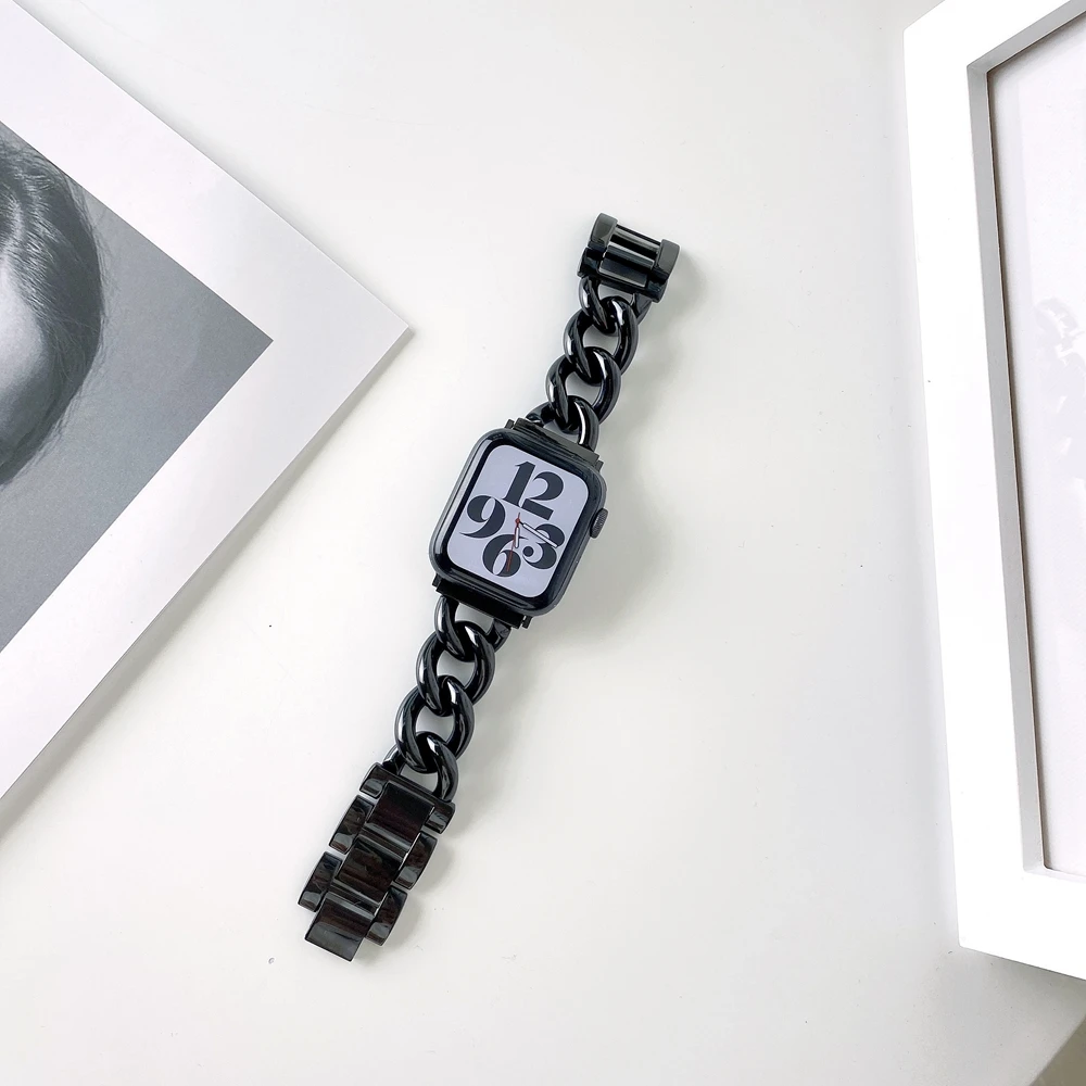 Фото Браслет для часов Apple Watch 38/42 мм SE7 6 5 4 40 мм/44 спортивный из нержавеющей стали