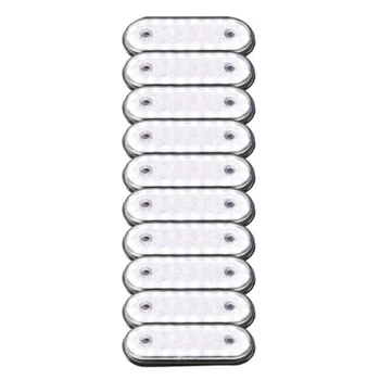 10X LED Side Marker Indicator Lights White Caravan Truck Trailer Lorry Lamps
10X LED Side Marker Indicator Lights White Caravan Truck Trailer Lorry Lamps