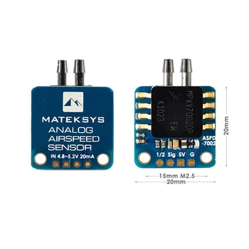 Matek Systems Analog Airspeed Sensor ASDP-7002 Flight control sensor for F4 F7 Flight Controller
Matek Systems Analog Airspeed Sensor ASDP-7002 Flight control sensor for F4 F7 Flight Controller