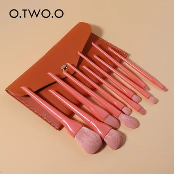 O. Tw o.o Ten Sticks Makeup Brush Set Foundation Eyeshadow Blush Brush Orange-red Multi-functional Beauty Tool
O. Tw o.o Ten Sticks Makeup Brush Set Foundation Eyeshadow Blush Brush Orange-red Multi-functional Beauty Tool