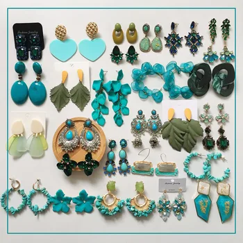 Ztech Green Series Earrings For Women Girls Big Rhinestone Vintage Dangle Drop Earrings Bijoux bijoux femme Statement Jewelry 
Ztech Green Series Earrings For Women Girls Big Rhinestone Vintage Dangle Drop Earrings Bijoux bijoux femme Statement Jewelry