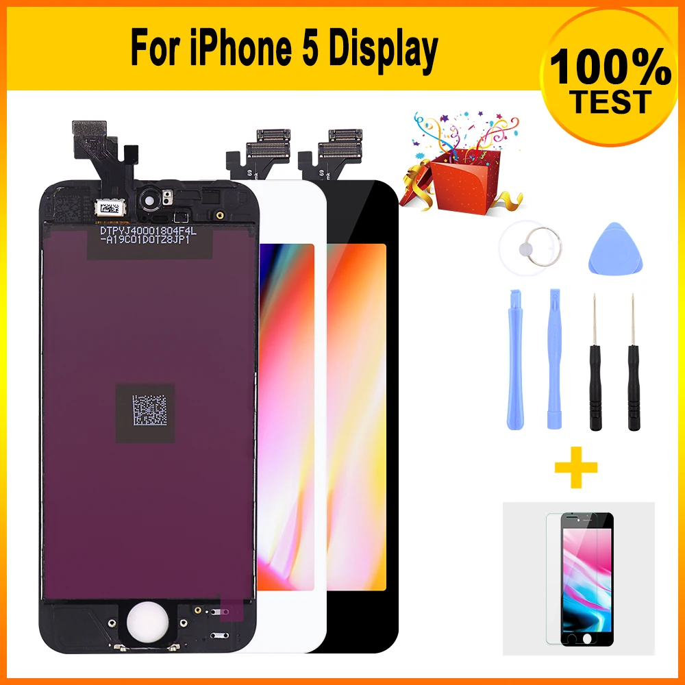 Premium Display Touch Screen For iPhone 5 LCD Display with 3D Touch Screen Digitizer Assembly Replacement
Premium Display Touch Screen For iPhone 5 LCD Display with 3D Touch Screen Digitizer Assembly Replacement