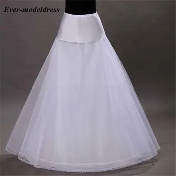 White New Wedding Petticoat A-Line Bridal Underskirt One Hoop Long Crinoline Jupon Mariage For Wedding Skirt Vestidos Novia
White New Wedding Petticoat A-Line Bridal Underskirt One Hoop Long Crinoline Jupon Mariage For Wedding Skirt Vestidos Novia