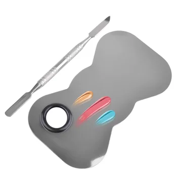 Stainless Steel Painting Palette Nail Pigment Color Mixing Palette Bowknot Nail Art Palette Color Mixing Stick
Stainless Steel Painting Palette Nail Pigment Color Mixing Palette Bowknot Nail Art Palette Color Mixing Stick