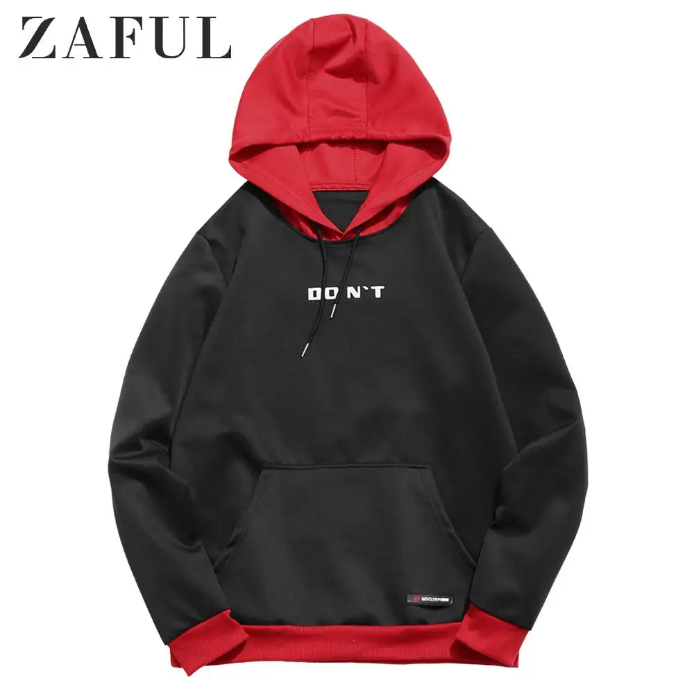 ZAFUL Contrast Letter Pocket Hoodie Color Block Pouch Printed Sweatshirts Men'S Casual Stitching Hooded Pullover Hoodie
ZAFUL Contrast Letter Pocket Hoodie Color Block Pouch Printed Sweatshirts Men'S Casual Stitching Hooded Pullover Hoodie