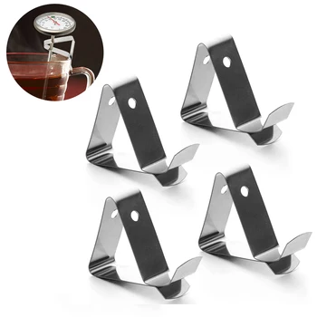 2Pcs/Set Stainless Barbeque Thermometer Probe Clip Holder BBQ Coffee Cup Clip Preventing Scald Kitchen Restaurant Accessories
2Pcs/Set Stainless Barbeque Thermometer Probe Clip Holder BBQ Coffee Cup Clip Preventing Scald Kitchen Restaurant Accessories