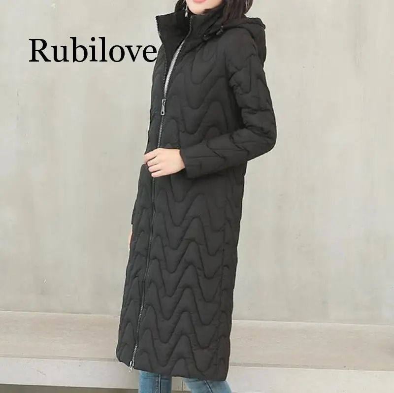 Rubilove Winter Plus Size 3XL Womens Down Cotton Jackets Ultra Light hoodie Autumn warm Parkas Long Jacket Female A line Outerwe
Rubilove Winter Plus Size 3XL Womens Down Cotton Jackets Ultra Light hoodie Autumn warm Parkas Long Jacket Female A line Outerwe
