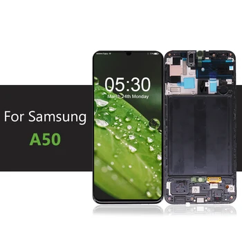 LCD with Frame for Samsung A50 Display with Touch Screen Digitizer Assembly for Galaxy SM-A505F/DS Replacement Free Shipping
LCD with Frame for Samsung A50 Display with Touch Screen Digitizer Assembly for Galaxy SM-A505F/DS Replacement Free Shipping