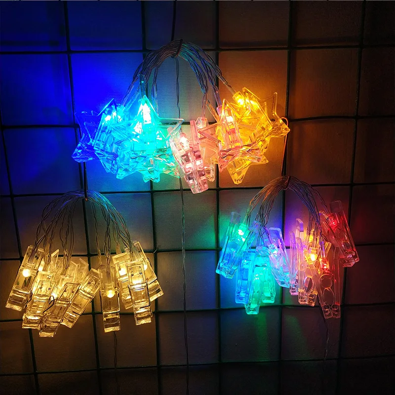 Creative Hanging Non-Spring Anti-Rust Picture Portfolio Lighting Chain Photo Clip Lamp LED Clip Lighting Chain Battery Lighting
Creative Hanging Non-Spring Anti-Rust Picture Portfolio Lighting Chain Photo Clip Lamp LED Clip Lighting Chain Battery Lighting
