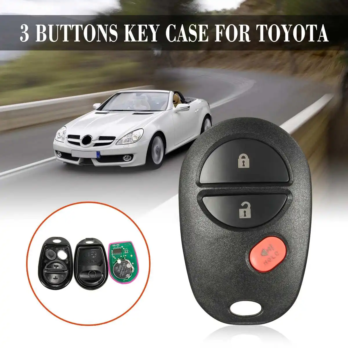 315Mhz 3 Buttons Remote Key Fob Clicker Transmitter For Toyota Replacement GQ43VT20T NEW Car Remote Controls Keyless
315Mhz 3 Buttons Remote Key Fob Clicker Transmitter For Toyota Replacement GQ43VT20T NEW Car Remote Controls Keyless