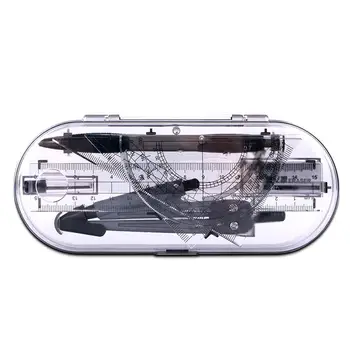 8Pcs Portable School Math Geometry Set Protractor Drawing Compass Ruler Pencil Essentials Math Study Tool Kit with Storage Box
8Pcs Portable School Math Geometry Set Protractor Drawing Compass Ruler Pencil Essentials Math Study Tool Kit with Storage Box