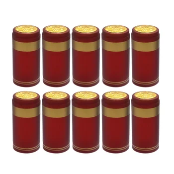 100pcs Heat Shrink Capsules Wine Bottle Capsules Wine Heat Shrinkable Cap Wine Shrink Film Wrap for Straight Mouth Bottle (Red,
100pcs Heat Shrink Capsules Wine Bottle Capsules Wine Heat Shrinkable Cap Wine Shrink Film Wrap for Straight Mouth Bottle (Red,