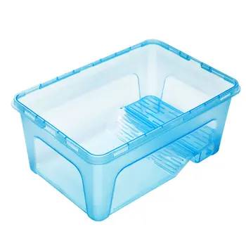 Turtle Tank with Drying Platform, Turtle Breeding Box, Brazilian Turtle, Nursery Pot, Terrarium, Transparent Amphibious Villa
Turtle Tank with Drying Platform, Turtle Breeding Box, Brazilian Turtle, Nursery Pot, Terrarium, Transparent Amphibious Villa