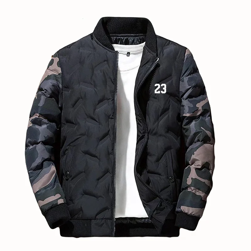 Fashion Casual Spliced Slim 2020 Warm Camouflage Cotton Down Jacket Men Coat Pockets Zipper Mens Parka Long Sleeve Outerwear
Fashion Casual Spliced Slim 2020 Warm Camouflage Cotton Down Jacket Men Coat Pockets Zipper Mens Parka Long Sleeve Outerwear