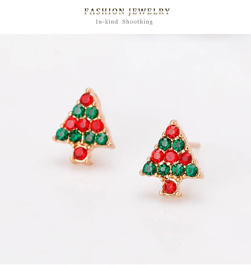 name: ajojewel christmas colorful up stud earrings fashion