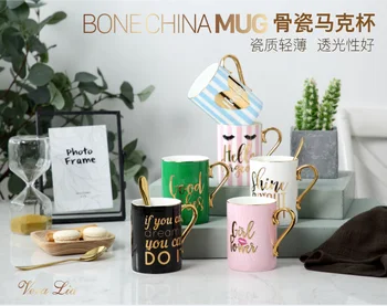 330ML Hot Sale Bone China Outline In Gold Coffee Mugs Fashion Girl Creative Couple Tea Cups Mug with Tea Filter and Gift Box
330ML Hot Sale Bone China Outline In Gold Coffee Mugs Fashion Girl Creative Couple Tea Cups Mug with Tea Filter and Gift Box