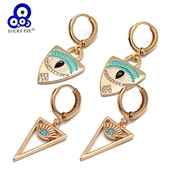 Lucky Eye Turkish Evil Eye Drop Earrings Gold Color Copper Micro Pave Small Dangle Earrings for Women Girls Fashion Jewelry
Lucky Eye Turkish Evil Eye Drop Earrings Gold Color Copper Micro Pave Small Dangle Earrings for Women Girls Fashion Jewelry