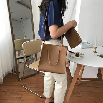 2019 Women Messenger Bags Handbag Set Soft Leather High Capacity Tote Lady Bucket Bag Casual Shoulder Messenger Composite Bag
2019 Women Messenger Bags Handbag Set Soft Leather High Capacity Tote Lady Bucket Bag Casual Shoulder Messenger Composite Bag