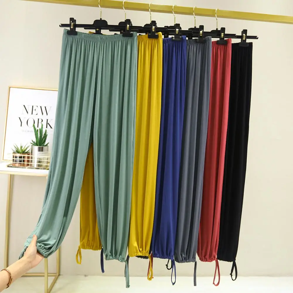 Bit Cotton Ankle Banded Pants Women's Spring And Autumn Capri Loose Pants Loose Harem Pants Elastic Waist Yoga Dance Pants
Bit Cotton Ankle Banded Pants Women's Spring And Autumn Capri Loose Pants Loose Harem Pants Elastic Waist Yoga Dance Pants