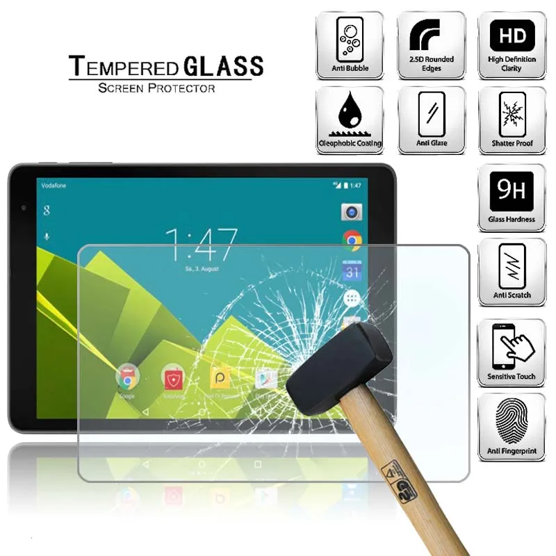 Tablet Tempered Glass Screen Protector Cover for Vodafone Tab Prime 6 9.7" Full Coverage HD Eye Protection Tempered Film
Tablet Tempered Glass Screen Protector Cover for Vodafone Tab Prime 6 9.7" Full Coverage HD Eye Protection Tempered Film