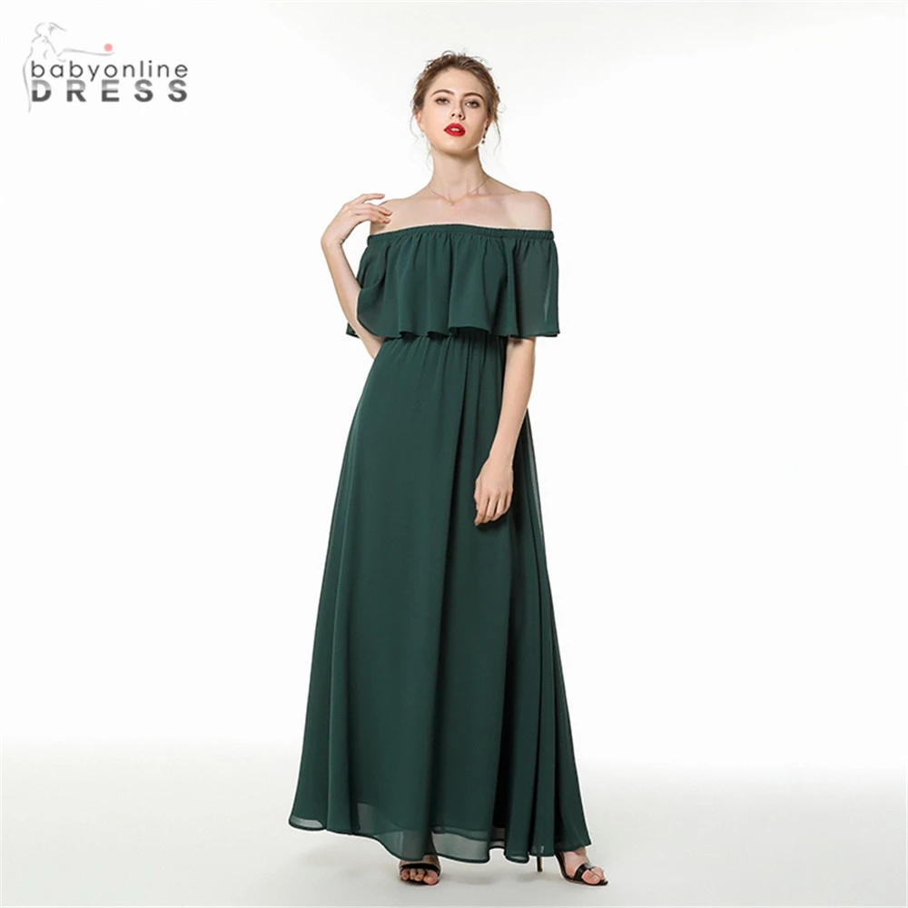 Robe Soiree Dark Green Long Evening Dress Draped Chiffon Boat Neck Female Fomal Evening Gown Abendkleider Robe De Longo
Robe Soiree Dark Green Long Evening Dress Draped Chiffon Boat Neck Female Fomal Evening Gown Abendkleider Robe De Longo