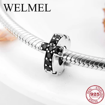 2019 New Real 925 Sterling Silver Black CZ Cross Stopper spacer beads Fit Original European Charm Bracelet Jewelry making
2019 New Real 925 Sterling Silver Black CZ Cross Stopper spacer beads Fit Original European Charm Bracelet Jewelry making