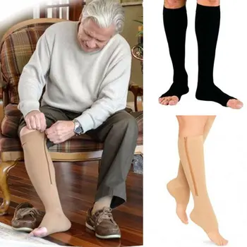 Fitness Zipper Compression Socks Zip Circulation Pressure Leg Support Knee Sox Open Toe Sports Sock Reduce Pain Compression Sock
Fitness Zipper Compression Socks Zip Circulation Pressure Leg Support Knee Sox Open Toe Sports Sock Reduce Pain Compression Sock