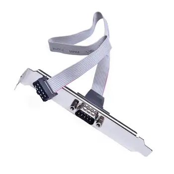 1Pc 40cm Motherboard RS232 DB9 Pin COM Port Ribbon Serial Cable Connector Bracket Computer Supplies Easy Installation
1Pc 40cm Motherboard RS232 DB9 Pin COM Port Ribbon Serial Cable Connector Bracket Computer Supplies Easy Installation