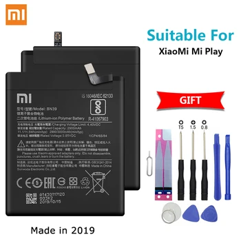 Xiao Mi Original Replacement Phone Battery BN39 For Xiaomi Mi Play Replacement Battery 3000mAh High Capacity Batteries + Tools
Xiao Mi Original Replacement Phone Battery BN39 For Xiaomi Mi Play Replacement Battery 3000mAh High Capacity Batteries + Tools