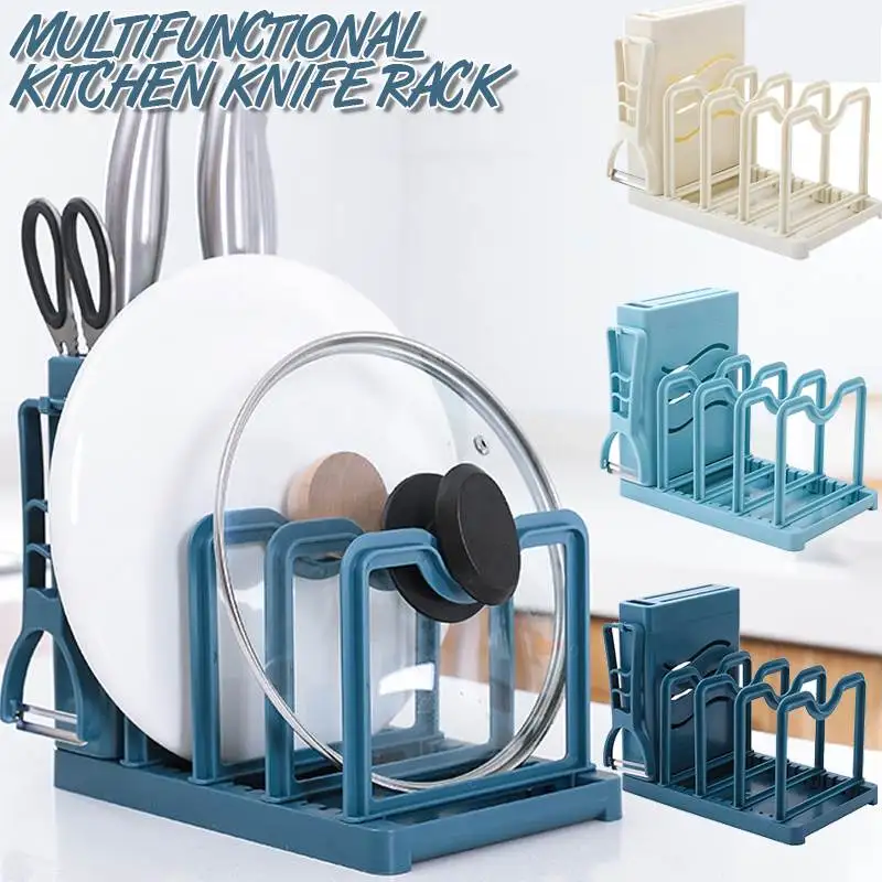Japanese Multi-function Kitchen Knife Holder Household Kitchen Lid Rack Draining Tool Storage Rack Cutting Board Rack 2019 New
Japanese Multi-function Kitchen Knife Holder Household Kitchen Lid Rack Draining Tool Storage Rack Cutting Board Rack 2019 New