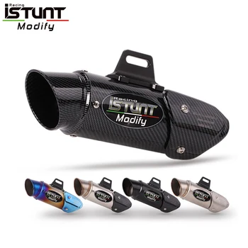 ISTUNT 51mm 60mm Universal Motorcycle Exhaust Escape Modified Muffler Pipe for msx bws Pcx 125 GSR 600 502C cbr1000 zx6r r6 zx6r
ISTUNT 51mm 60mm Universal Motorcycle Exhaust Escape Modified Muffler Pipe for msx bws Pcx 125 GSR 600 502C cbr1000 zx6r r6 zx6r