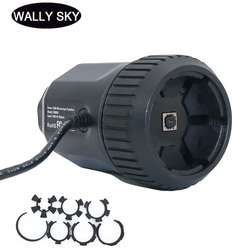 8.0MP USB Microscope Camera CMOS Video Digital Eyepiece Camera Industrial Electronic Eyepiece for Microscope with Adapter Rings
8.0MP USB Microscope Camera CMOS Video Digital Eyepiece Camera Industrial Electronic Eyepiece for Microscope with Adapter Rings