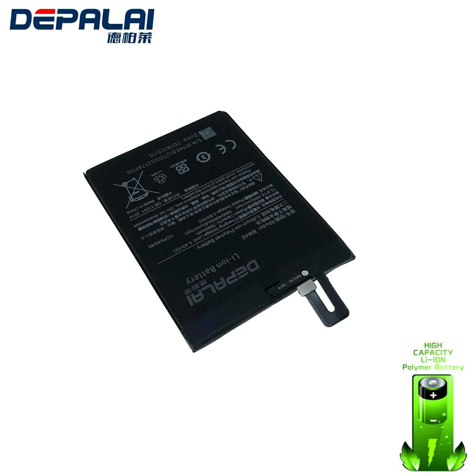 Replacement Battery BM4E For Xiaomi MI Pocophone F1 Phone Battery 4000mAh High Quality
Replacement Battery BM4E For Xiaomi MI Pocophone F1 Phone Battery 4000mAh High Quality