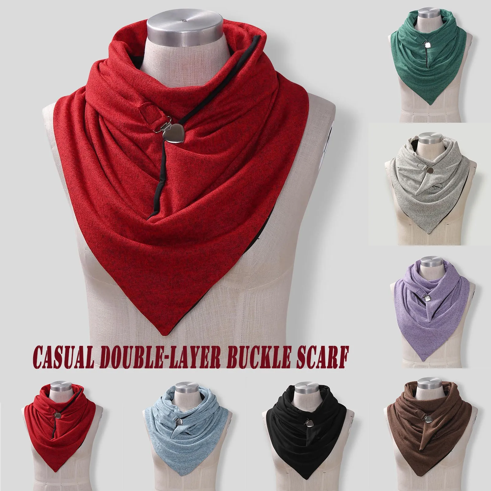 Scarf Women Cotton Universal Autumn Winter Warm Windproof Stitching Color Double-Layer Buckle Scarves Shawls q5
Scarf Women Cotton Universal Autumn Winter Warm Windproof Stitching Color Double-Layer Buckle Scarves Shawls q5