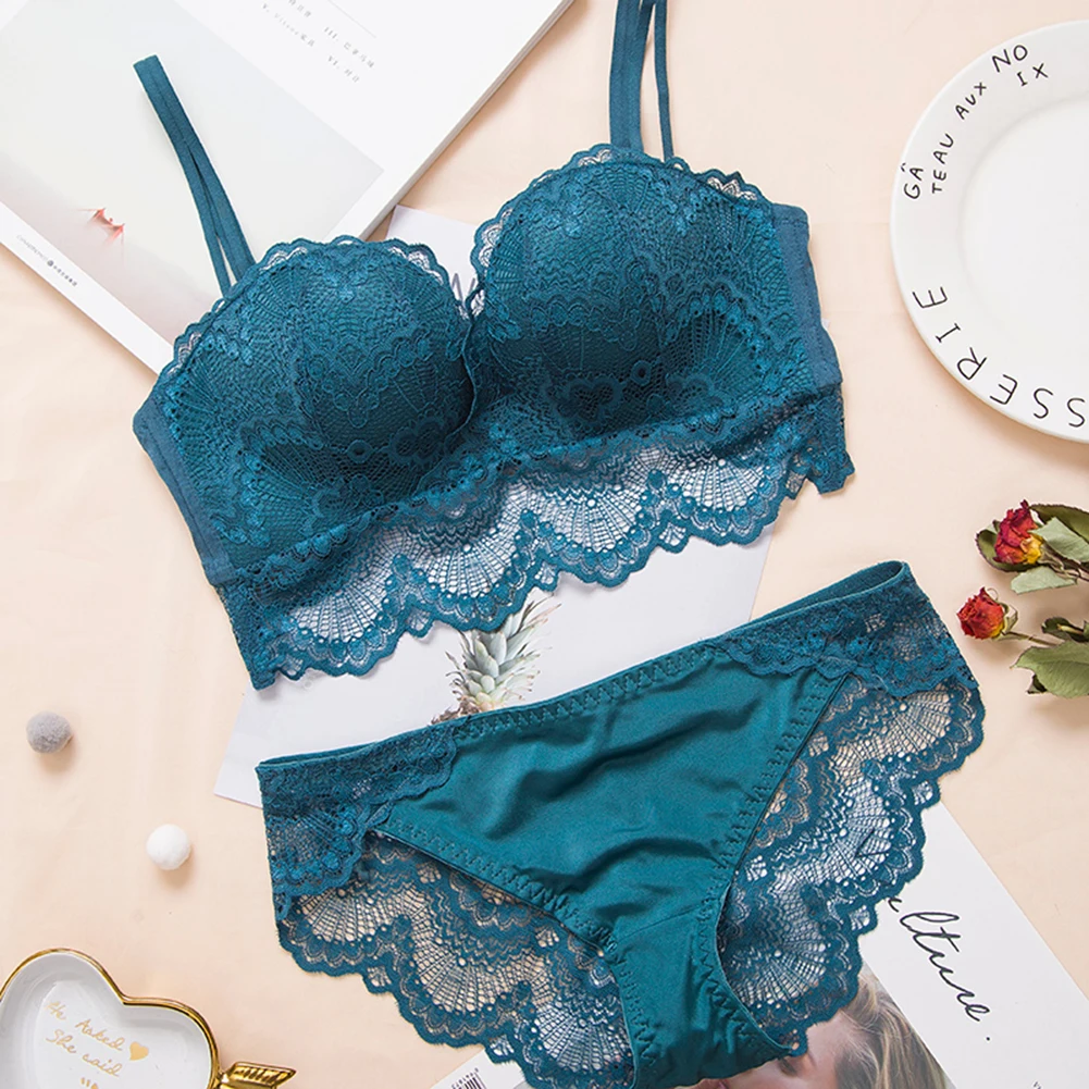 Dossni Lady Bras Comfortable Gathering Sexy Panty Set Push Up Bra Wire-Free Massage Contour Palm Cup Bra Set 2 Piece Bodysuit
Dossni Lady Bras Comfortable Gathering Sexy Panty Set Push Up Bra Wire-Free Massage Contour Palm Cup Bra Set 2 Piece Bodysuit