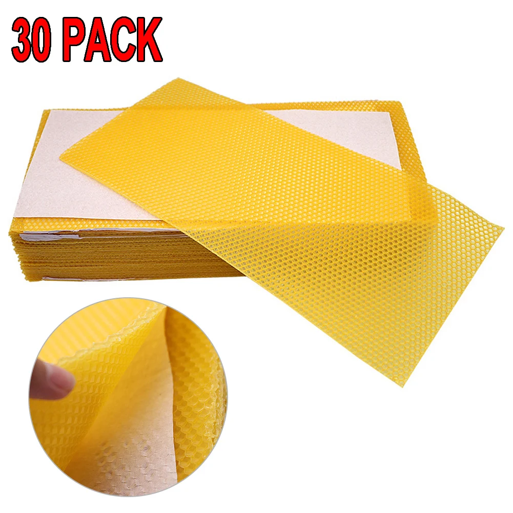 30Pcs Honeycomb Beeswax Foundation Beehive Honey Frames Base Sheets Plastic Home gardening accessories bee house tool gift
30Pcs Honeycomb Beeswax Foundation Beehive Honey Frames Base Sheets Plastic Home gardening accessories bee house tool gift