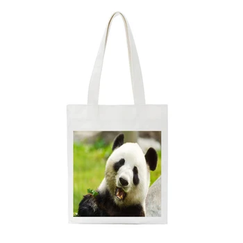SCCFMM Top-Handle Tote Bag Canvas Women Fashion Travel Storage Bag Panda Leopard Tiger Printed Shopping Handbag Shoulder Totebag 
SCCFMM Top-Handle Tote Bag Canvas Women Fashion Travel Storage Bag Panda Leopard Tiger Printed Shopping Handbag Shoulder Totebag
