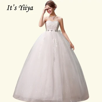 Elegant Back Bow Wedding Dresses It's Yiiya BR738 Plus Size Wedding Dress For Pregnant Woman Shining Crystal Wedding Gowns 
Elegant Back Bow Wedding Dresses It's Yiiya BR738 Plus Size Wedding Dress For Pregnant Woman Shining Crystal Wedding Gowns